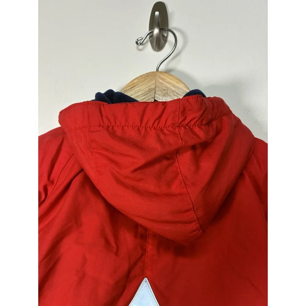 LL Kids Toddler 4T Red And Blue Snow Suit With Hoodie